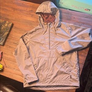 mens Lightweight PRANA Pullover w kangaroo pocket size L